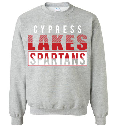 Cypress Lakes High School Spartans Sports Grey Sweatshirt 31