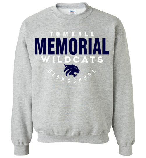 Tomball Memorial High School Wildcats Sports Grey Sweatshirt 12