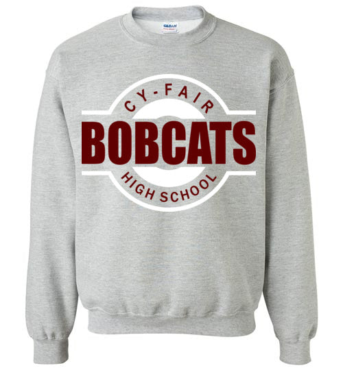 Cy-Fair High School Bobcats Sports Grey Sweatshirt 11