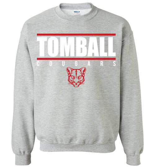 Tomball High School Cougars Sports Grey Sweatshirt 07