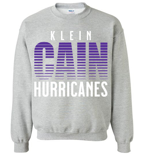 Klein Cain High School Hurricanes Sports Grey Sweatshirt 24