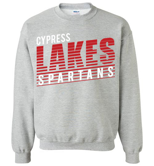 Cypress Lakes High School Spartans Sports Grey Sweatshirt 32