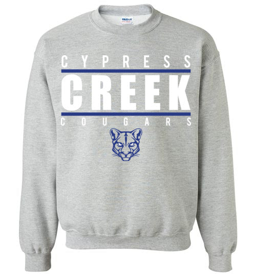 Cypress Creek High School Cougars Sports Grey Sweatshirt 07