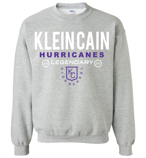 Klein Cain Hurricanes - Design 03 - Grey Sweatshirt
