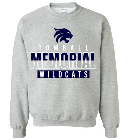 Tomball Memorial High School Wildcats Sports Grey Sweatshirt 23