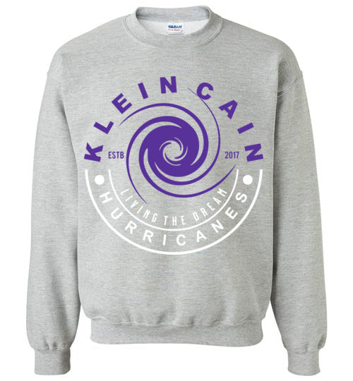 Klein Cain Hurricanes - Design 19 - Grey Sweatshirt