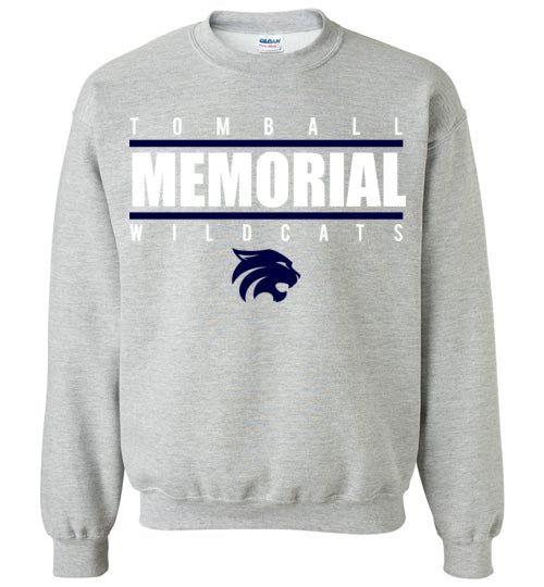 Tomball Memorial High School Wildcats Sports Grey Sweatshirt 07