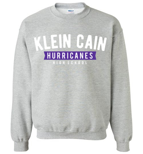 Klein Cain Hurricanes - Design 21 - Grey Sweatshirt