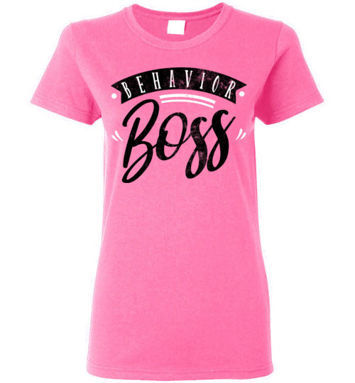 Azalea Ladies Teacher T-shirt - Design 42 - Behavior Boss