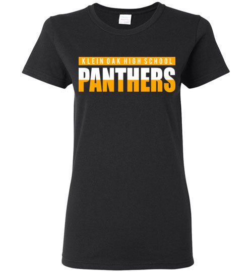 Klein Oak High School Panthers Ladies Black T-shirt 25