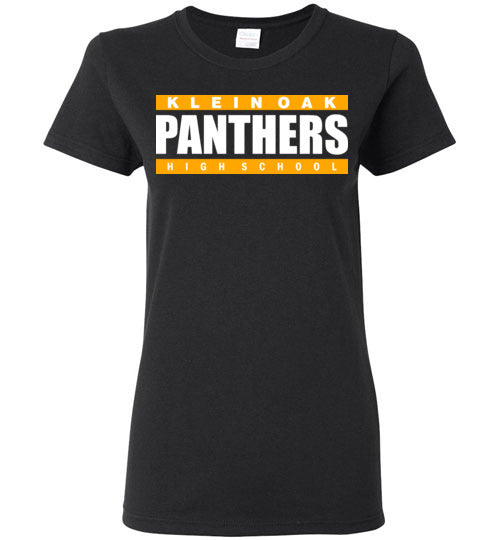 Klein Oak Panthers - Design 98 - Ladies Black T-shirt