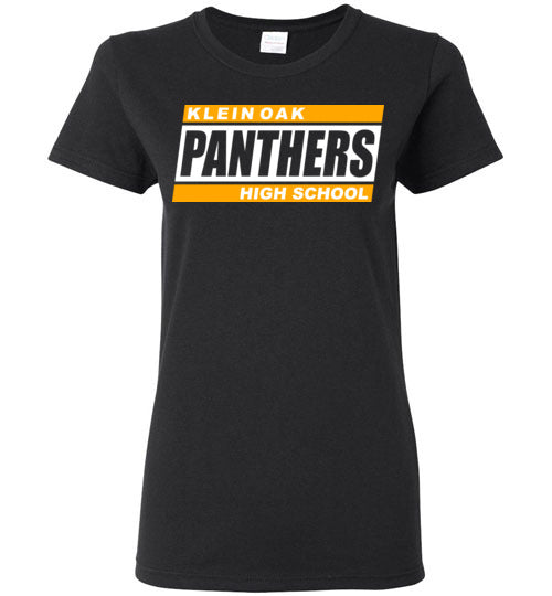 Klein Oak High School Panthers Ladies Black T-shirt 72