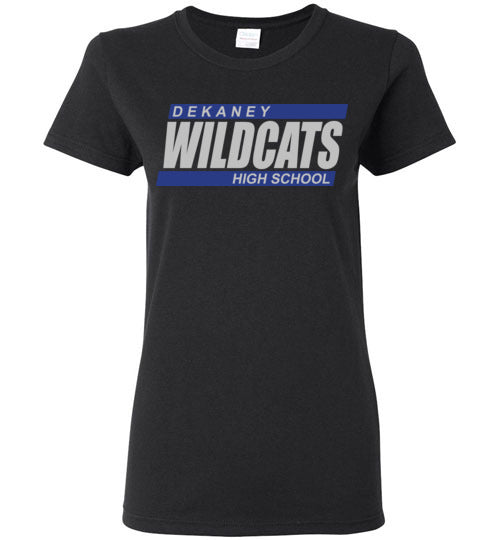 Dekaney High School Wildcats Women's Black T-shirt 72