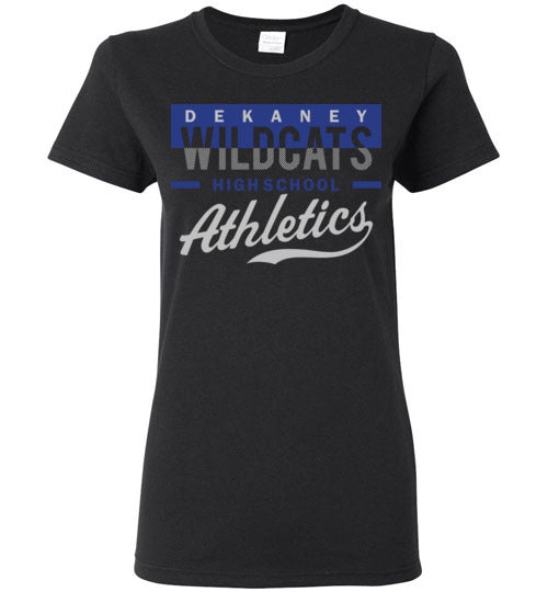 Dekaney High School Wildcats Women's Black T-shirt 48