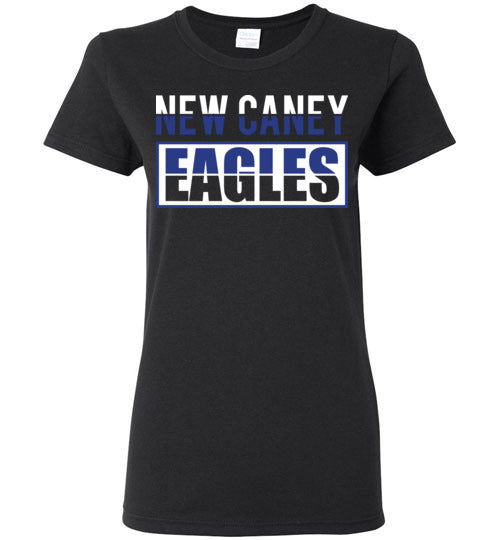 New Caney Eagles High School Black Women's T-shirt 31