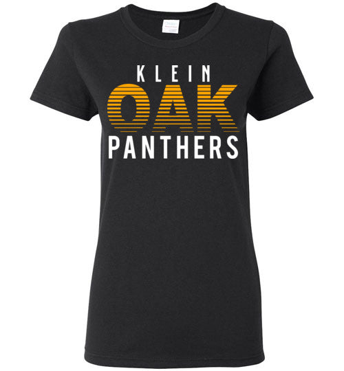 Klein Oak High School Panthers Ladies Black T-shirt 24