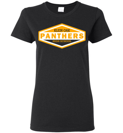 Klein Oak High School Panthers Ladies Black T-shirt 09