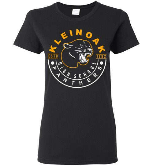 Klein Oak High School Panthers Ladies Black T-shirt 19