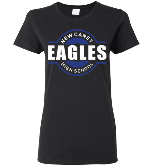 New Caney Eagles High School Black Women's T-shirt 11