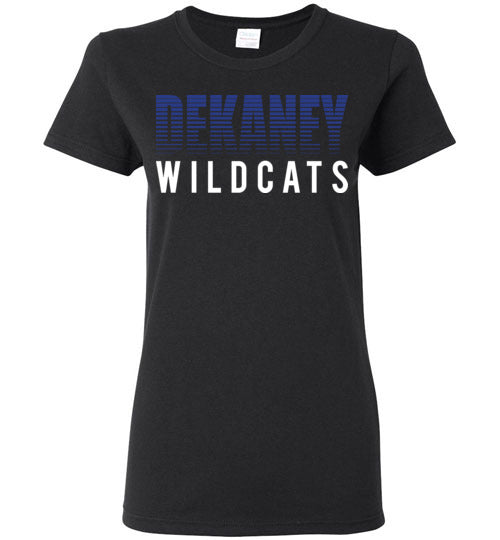 Dekaney High School Wildcats Women's Black T-shirt 24