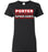 Porter High School Spartans Women's Black T-shirt 35