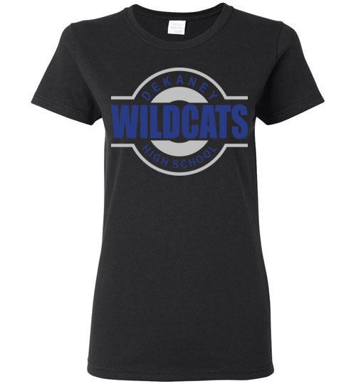 Dekaney High School Wildcats Women's Black T-shirt 11