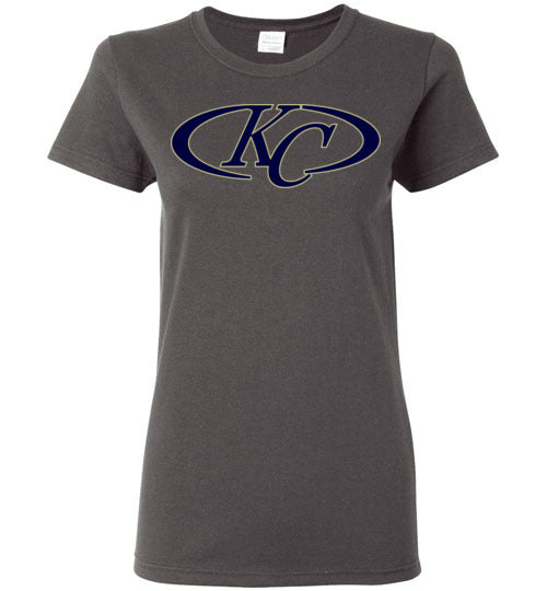 Klein Collins High School Tigers Ladies Charcoal T-shirt 08