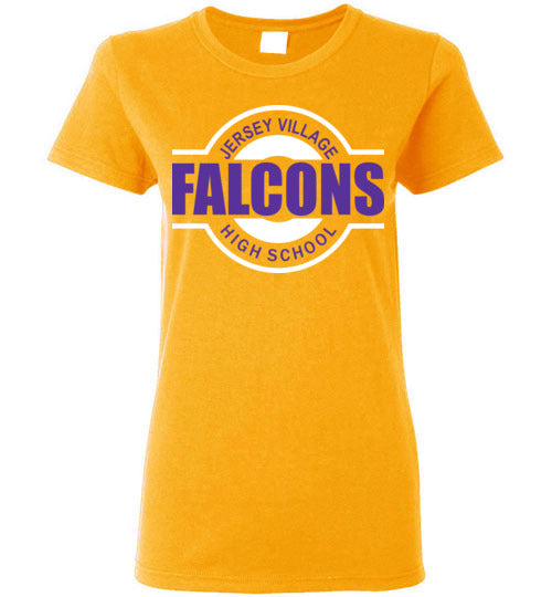 Jersey Village High School Falcons Women's Gold T-shirt 11