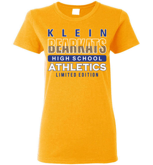 Klein Bearkats - Design 90 - Ladies Gold T-shirt