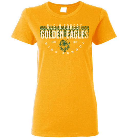 Klein Forest High School Golden Eagles Ladies Gold T-shirt 36