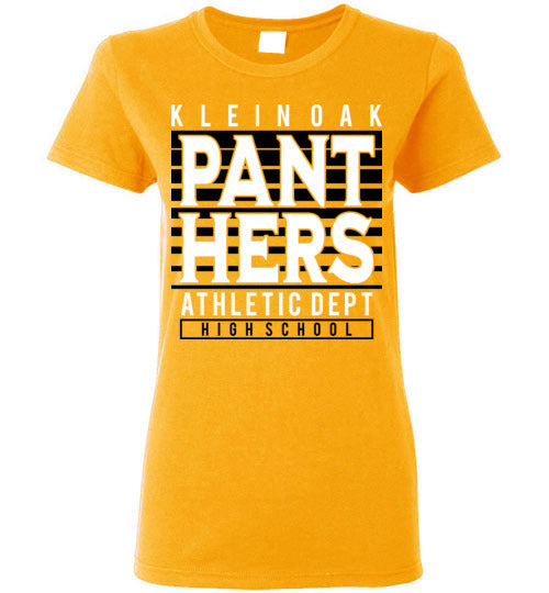 Klein Oak Panthers - Design 00 - Ladies Gold T-shirt