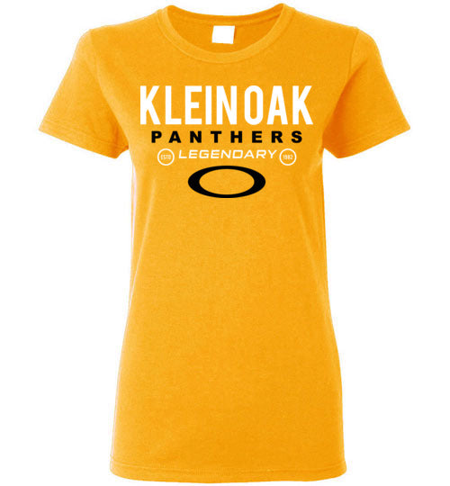 Klein Oak High School Panthers Ladies Gold T-shirt 03