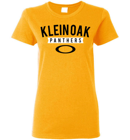 Klein Oak High School Panthers Ladies Gold T-shirt 21