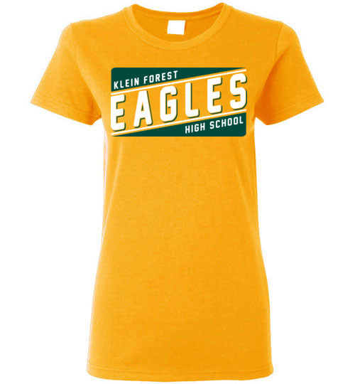 Klein Forest High School Golden Eagles Ladies Gold T-shirt 84