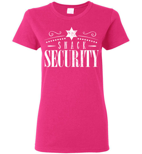Heliconia Ladies Teacher T-shirt - Design 39 - Snack Security
