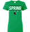 Spring High School Lions Women's Green T-shirt 07
