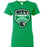 Spring High School Lions Women's Green T-shirt 14