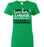 Irish Green Ladies Teacher T-shirt - Design 24 - Teacher I Prefer Educational Rockstar