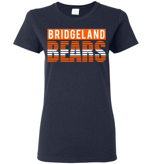 Bridgeland High School Bears Women's Navy T-shirt 35