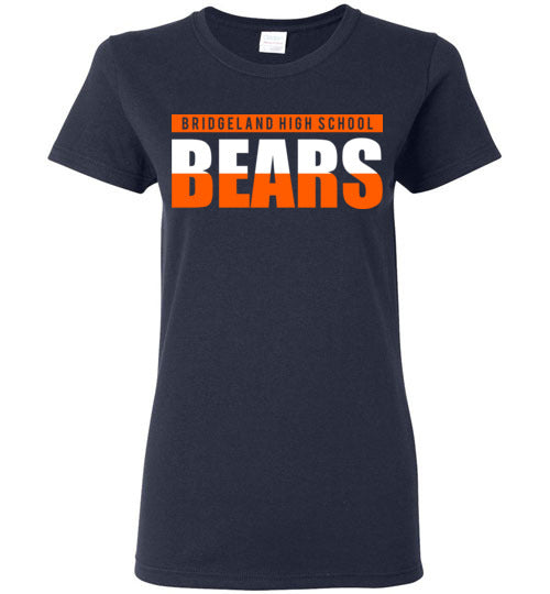 Bridgeland High School Bears Women's Navy T-shirt 25