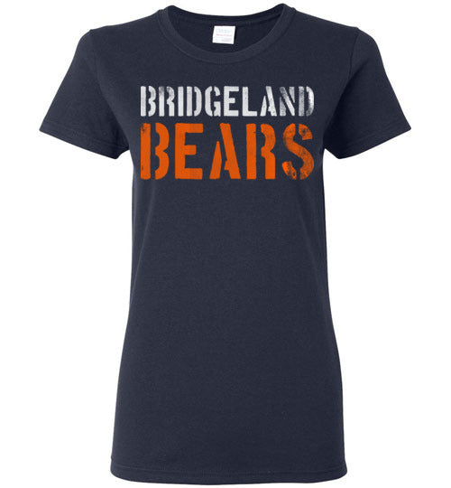 Bridgeland High School Bears Women's Navy T-shirt 17