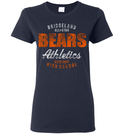 Bridgeland High School Bears Women's Navy T-shirt 34