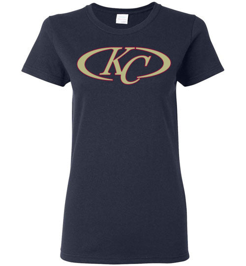 Klein Collins High School Tigers Ladies Navy T-shirt 08