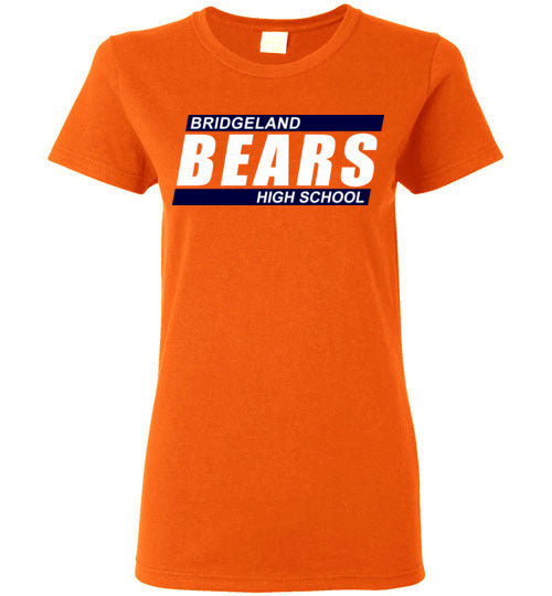 Bridgeland High School Bears Women's Orange T-shirt 72