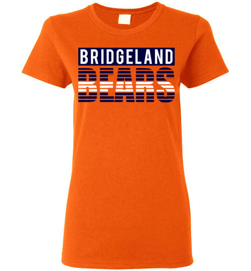Bridgeland High School Bears Women's Orange T-shirt 35