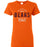 Bridgeland High School Bears Women's Orange T-shirt 40
