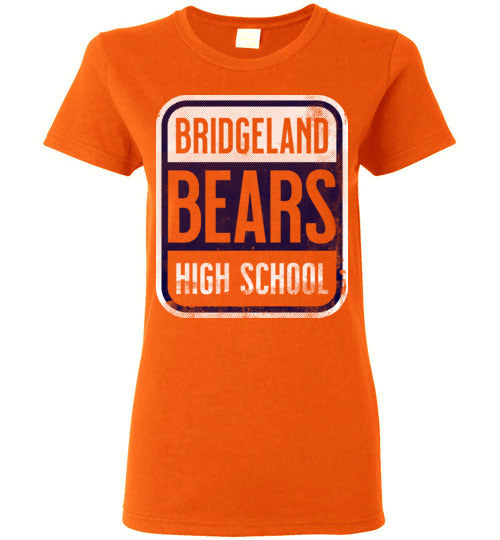 Bridgeland High School Bears Women's Orange T-shirt 01