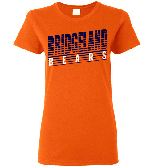 Bridgeland High School Bears Women's Orange T-shirt 32