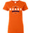 Bridgeland High School Bears Women's Orange T-shirt 44