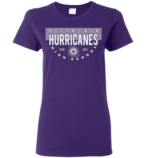 Klein Cain Hurricanes - Design 36 - Ladies Purple T-shirt